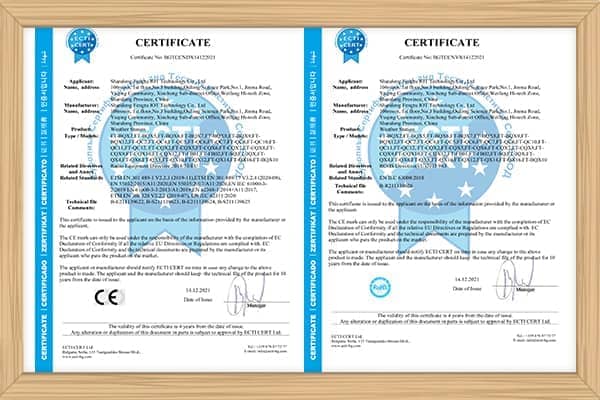 氣象站CE、ROHS